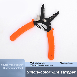 Kìm điện đa năng Dụng cụ tuốt dây một màu Thép không gỉ Dây điện cụ thể Dao uốn sợi quang - Product Image 2