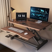 Bureau d'ordinateur debout pliable nu Support imprimé d'établi facile à assembler pour le réglage de la hauteur pour une utilisation de bureau pour ordinateur portable