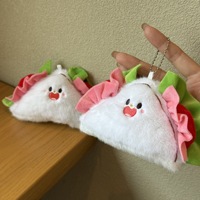 Woodfield Funny Food – Jouet en peluche rembourré en coton PP, pendentif hamburger, frites, biscuit, gâteau, breloque de sac dessin animé, petite poupée pain, unisexe