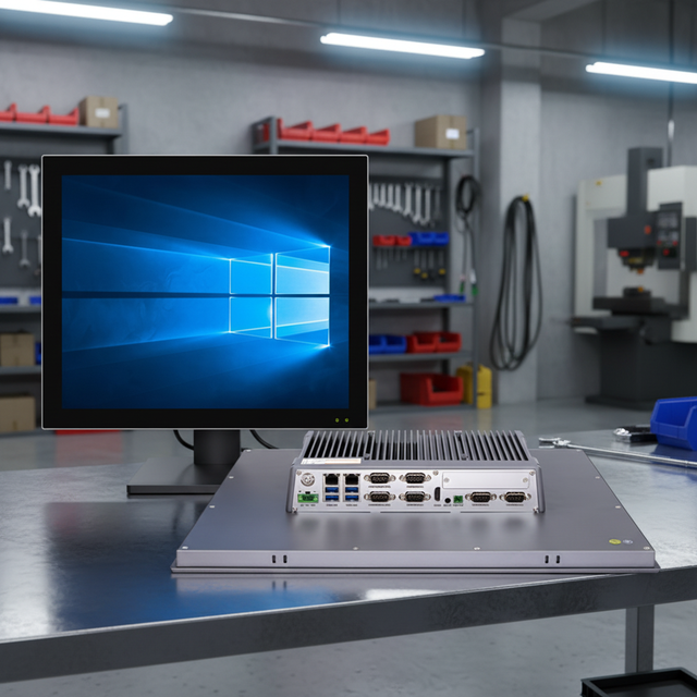 19 Inch IP65 Industrial Touch Screen Panel Pc Capacitive/Resistance Embedded/Wall Mount/Desktop/VESA Fanless Computer