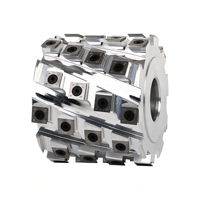 Cabezal de corte espiral para madera, cuchilla de router helicoidal, cuchillas de carburo indexables, cabezal de fresado para aplanar madera