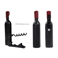 Cadeaux pour la fête des pères, ouvre-bouteilles multifonctionnels pour vin et bière, ouvre-bouteilles en forme de bouteille, tire-bouchon en plastique pour vin