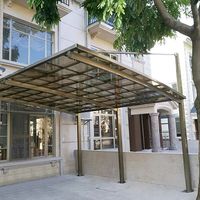 Abri de stationnement extérieur pour voiture, auvent en aluminium, tente, garage, abri pour vélos, carport, parking