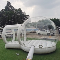 Yuedong 9.8ft + 4.9ft extérieur clair démo gonflable bulle ballon maison Camping château plein d'entrain Igloo tente