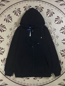 Sweat à capuche zippé en polaire respirant et à séchage rapide en nylon personnalisé, brodé, pour hommes, vêtements de sport - Product Image 3
