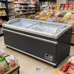 Équipement de réfrigération robuste et écologique pour supermarchés, armoire <span class=keywords><strong>congélateur</strong></span> horizontale, <span class=keywords><strong>congélateur</strong></span> commercial pour glaces - Product Image 1