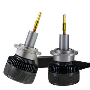 SAGESUNNY D1r D2r 55W Ampoule de phare LED 4 faces D4s HID à LED Kit de conversion avec lentille de projecteur Bi 12V en aluminium pour véhicules - Product Image 2