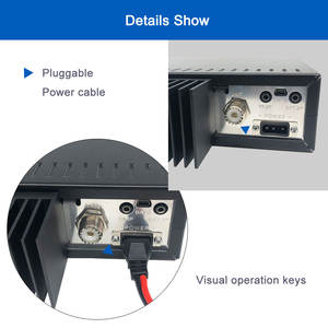 Interfono <span class=keywords><strong>senza</strong></span> <span class=keywords><strong>fili</strong></span> di versione di aggiornamento della radio 27mhz AT-5555N II di Anytone cb per sicurezza pubblica in azione - Product Image 5
