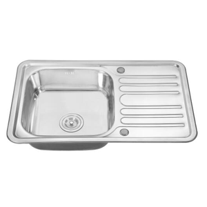 Kitchen <strong>Sink</strong> Bowl Utility Laundry Portable Handwashing Station <strong>Sink</strong> <strong>Camping</strong> with Workbench Stainless Steel Modern Hotel Brushed - Product Image 4
