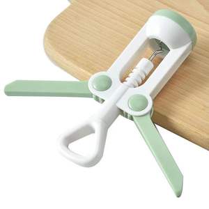 Ouvre-bouteille multifonction, tire-bouchon pour usage domestique, couleur vert clair, forme ronde, design polyvalent RS1032 - Product Image 3