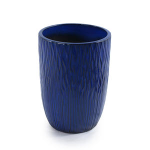 Maceta de Cerámica Curva y Suave con Contornos Delicados y Orificio de Drenaje Transpirable para Suculentas - Product Image 3