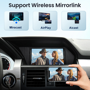 HFmidia 2026 Nuevo Sistema Linux con Pantalla de 7 Pulgadas para Mercedes Benz GLK 300 350 X204, Reproductor de Video para Auto con CarPlay Inalámbrico y Bluetooth - Product Image 3