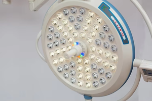 Lampada Operatoria Dentale <span class=keywords><strong>LED</strong></span> a Doppia Cupola Senza Ombre con Staffa Regolabile, Illuminazione Elettrica Elevata (80000-160000), Garanzia di 2 Anni - Product Image 4