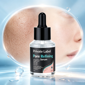 Sérum Nettoyant et Minimiseur de Pores à l'<span class=keywords><strong>Acide</strong></span> Glycolique et à l'Hamamélis, Essence Rénovatrice de Luxe pour Éliminer les Points Noirs et Affiner les Pores (Marque Privée) - Product Image 6
