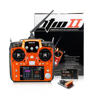 <span class=keywords><strong>Radiolink</strong></span> <span class=keywords><strong>AT10II</strong></span> 2.4G 12CH Émetteur avec Récepteur R12DS Système de Télécommande Radio DSSS FHSS pour Drone RC Avion - Product Image 1