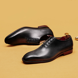 Zapatos Oxford Formales de Cuero para Hombre, Hechos a Mano, Estilo Británico, de Piel de Vacuno Genuina, Zapatos de Vestir para Boda - Product Image 5