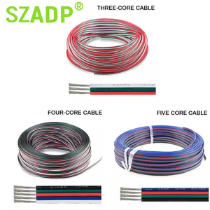 Кабель светодиодный 2Pin 3Pin 4Pin 5Pin RGB плоский Электрический провод для 5050 3528 Светодиодные полосы света 20AWG 22AWG 18AWG - Product Image 2