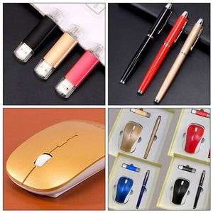 Promotional Custom Office Gift Box Set with Wireless <b>Mouse</b> <b>USB</b> Flash Drive and Pen - Product Image 3