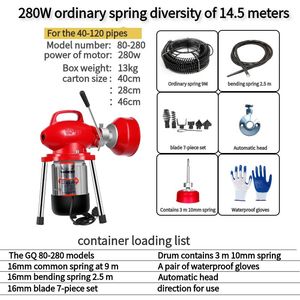 Limpiador de drenaje portátil para tuberías y alcantarillado, limpiador de drenaje para dragado, limpiadores de drenaje - Product Image 2