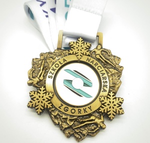 Vente en gros de médailles sportives personnalisées en alliage de zinc plaqué or antique pour baseball, softball, marathon <span class=keywords><strong>2021</strong></span>, souvenirs de célébrations festives - Product Image 2