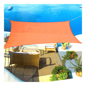 Toldo naranja para sombreado de jardín, toldo de vela de poliéster impermeable para exteriores/toldo de vela para jardín - Product Image 1
