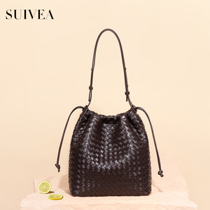 กระเป๋าถือทรงถังสานมือขนาดใหญ่ รุ่นใหม่ปี 2026 กระเป๋าทรงคลาวด์จีบแบบมีเชือกผูก กระเป๋าเรียบง่ายสไตล์มินิมอล กระเป๋าสะพายไหล่สำหรับผู้หญิง - Product Image 2