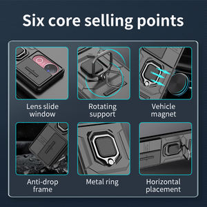 Funda Protectora para Teléfono Vivo V50, Modelo 2026, Popular, Anti-Caídas, Elegante, con Anillo de Aleación Resistente <span class=keywords><strong>y</strong></span> Protector de Lente Móvil - Product Image 3