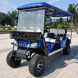 Chinese Factory Price Street Legal Luxury Mini 4+2 Seater Electric Club Classic Electric Golf Carts