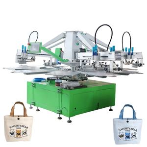 Automatic 6-Color Silk Screen Clothing Label Printer Core Motor PLC Components - Product Image 1