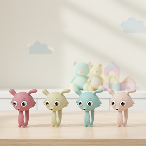 Anneaux et bâtonnets de <span class=keywords><strong>dentition</strong></span> pour bébés les plus vendus, gants anti-sucettes en <span class=keywords><strong>silicone</strong></span>, jouet doux motif petit <span class=keywords><strong>renard</strong></span> - Product Image 3