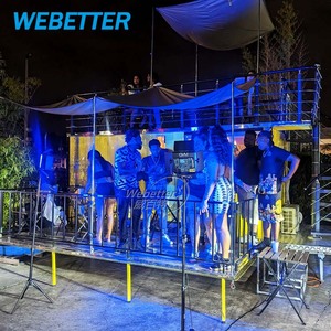 WEBETTER-Remolque de barra móvil de 2 pisos, <span class=keywords><strong>caravana</strong></span> de comida, camión de comida vintage de dos pisos, camión de comida de cóctel totalmente equipado a la venta - Product Image 5