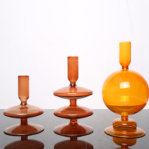 Chandeliers en verre coloré hauts et coniques, style <span class=keywords><strong>cheminée</strong></span>, économiques, pour centres <span class=keywords><strong>de</strong></span> table <span class=keywords><strong>de</strong></span> mariage - Product Image 3