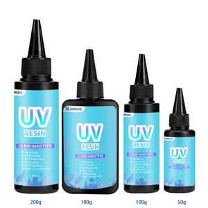Alta viscosità a secco rapidamente veloce cura trasparente di cristallo duro UV colla epossidica UV resina per l'artigianato - Product Image 1