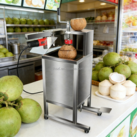 Ouvre-noix de coco électrique commercial entièrement automatique de qualité supérieure pour éplucher la coque