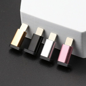 Adaptateur OTG en alliage d'aluminium Type-C femelle vers Micro USB V8 5 broches, convertisseur de données modèle A pour téléphones Android - Product Image 4