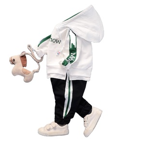 Vêtements pour enfants de haute qualité en gros, nouveau style, ensembles de vêtements, sweat-shirt avec oreilles et pantalon, jeans pour enfants - Product Image 5