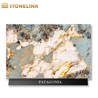 Dalles de granit quartzite Patagonia blanc naturel du Brésil pour comptoirs, dessus de vanité et dessus de table