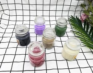 D08T <span class=keywords><strong>Bougie</strong></span> parfumée en cire de soja transparente de style <span class=keywords><strong>Yankee</strong></span> personnalisée à succès - Product Image 6