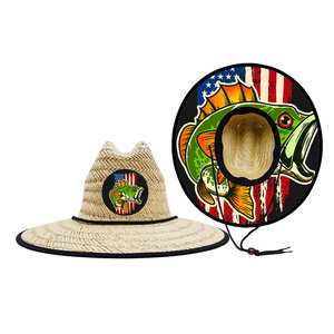 2022 Custom Logo <strong>Straw</strong> <strong>Hat</strong> 100% Nature Grass Beach <strong>Hat</strong> <strong>Straw</strong> for Women Men - Product Image 3