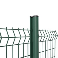 Clôture en treillis soudé 3D incurvé de haute qualité, grillage de jardin en fer, grille de fenêtre et de porte moderne en fonte, utilisation sur chantier, PVC