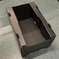 Bacs de tri empilables en plastique Corflute OEM à ouverture frontale pour l'organisation des rayonnages industriels