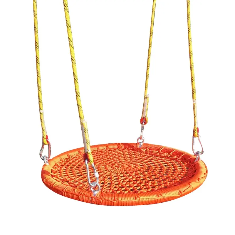 Outdoor and Indoor Swing Disc Playground Scenic Area Park Kindergarten Children's Multiplayer Swing Colored Round Swing chairs