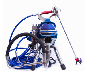 Pulverizador de pintura con textura de masilla sin aire eléctrico <span class=keywords><strong>para</strong></span> interior y exterior, bomba de pintura de 16l/min, recubrimiento en polvo proporcionado - Product Image 6