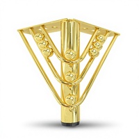Pieds de support en acier au carbone nordique pour canapé et armoire - Accessoires de quincaillerie exclusifs transfrontaliers