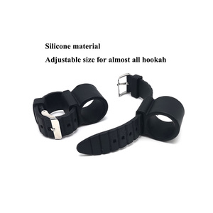 Soporte de silicona estilo reloj LOMINT para manguera de shisha, boquilla de hookah, accesorios para narguile/nargile, venta al por mayor de fábrica - Product Image 4