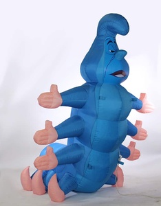 Chenille géante bleue gonflable, <span class=keywords><strong>personnage</strong></span> de dessin animé, décoration de fête sur le thème de <span class=keywords><strong>Alice</strong></span> <span class=keywords><strong>au</strong></span> <span class=keywords><strong>pays</strong></span> <span class=keywords><strong>des</strong></span> <span class=keywords><strong>merveilles</strong></span> - Product Image 1