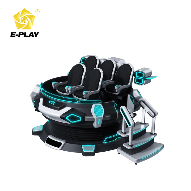 Eplay 5-Player UFO VR Gaming Machines 360 Degree 9D Virtual Reality Chair MR Equipment Indoor Vr Hardware with Headset