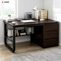 Bureau d'ordinateur en bois moderne, prix d'usine JIUSHUN, vente en gros, mobilier de bureau à domicile