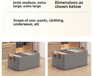 Caja <span class=keywords><strong>de</strong></span> Almacenamiento Plegable Cuadrada <span class=keywords><strong>para</strong></span> <span class=keywords><strong>Ropa</strong></span>, Pantalones, Jeans, <span class=keywords><strong>Ropa</strong></span> Interior, Organizador <span class=keywords><strong>de</strong></span> Cajones <span class=keywords><strong>para</strong></span> Bebés, Duradera y Ecológica, Venta al Por Mayor - Product Image 6