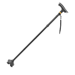 Folding Telescopic Walking Stick With Light Aluminum Alloy Outdoor Cane For Elderly Four Non Slip Feet - Product Image 2